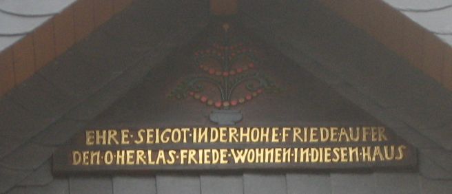 Hornoldendorf Nr.12 Beins Giebel; Foto Herbert Penke
